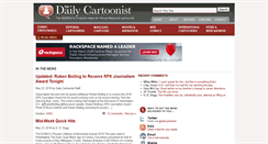 Desktop Screenshot of dailycartoonist.com
