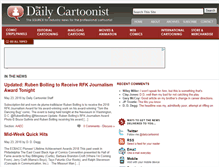 Tablet Screenshot of dailycartoonist.com